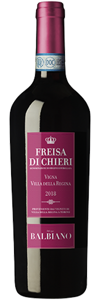 Balbiano Freisa di Chieri DOC Superiore "Vigna Villa della Regina" 2018